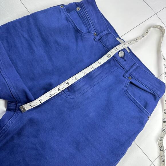 Everlane Way High Jeans Women 27 Tall Purple Straight Leg Organic Cotton Stretch - Picture 10 of 13